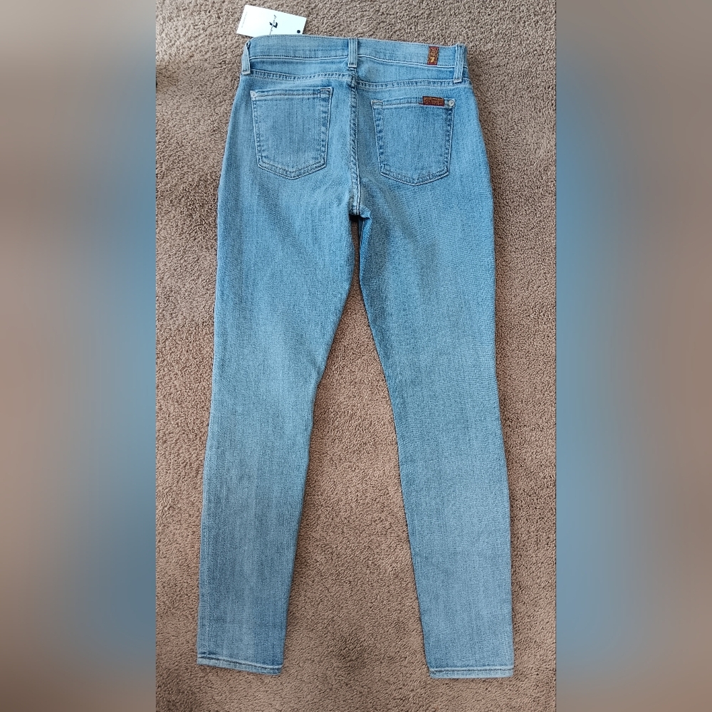 7 For All Mankind NEW with Tag "The Ankle Skinny" Jeans - Picture 6 of 8